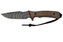 ANV Knives M311 SPELTER DLC Topo Elmax, Coyote Micarta Handle, Black Kydex Sheath, Cuchillo De Supervivencia