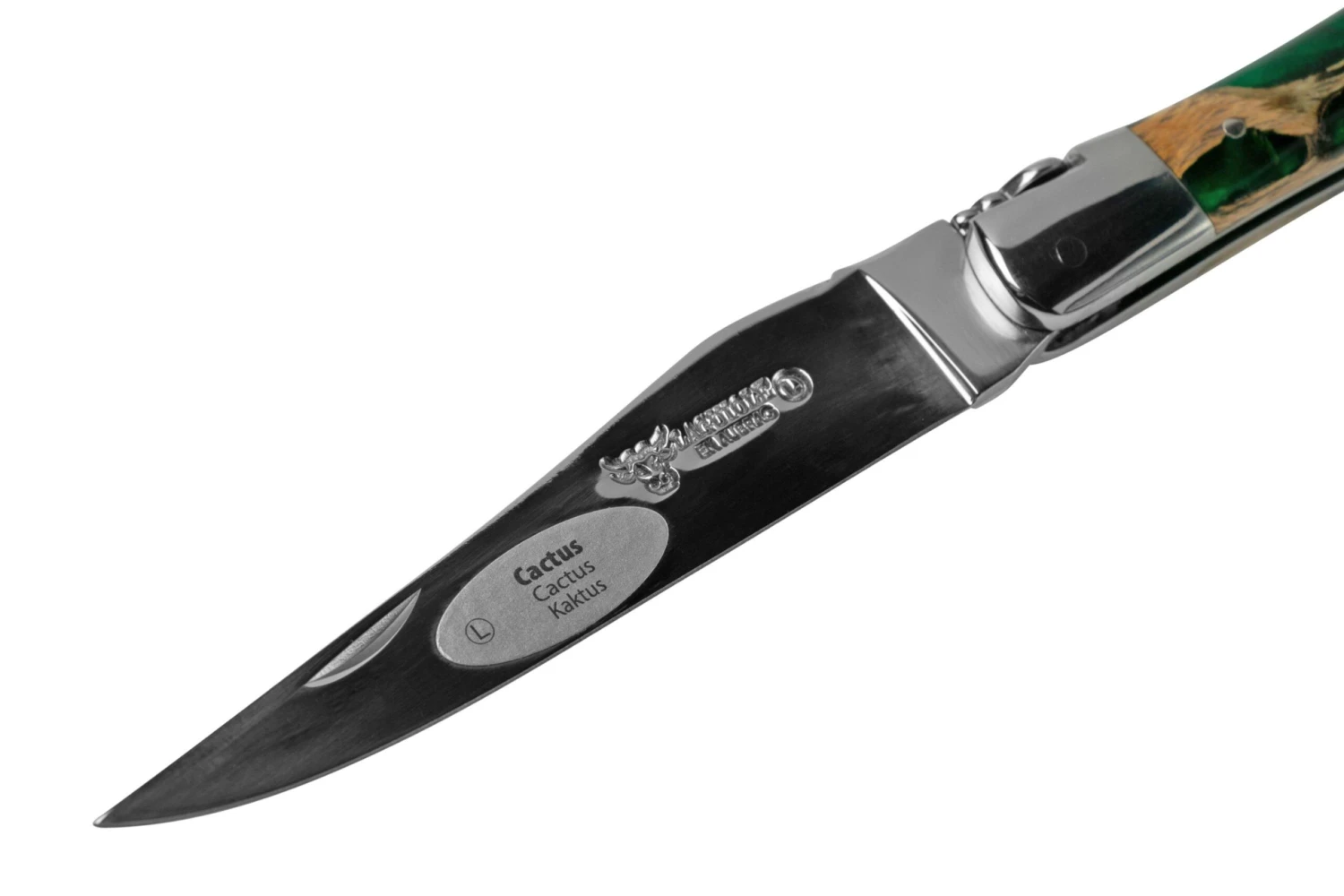 Laguiole En Aubrac Green Cholla Cactus L0212CA9IF Madera De Cactus, Pulida, Laguiole Navaja, 12 Cm - Imagen 3