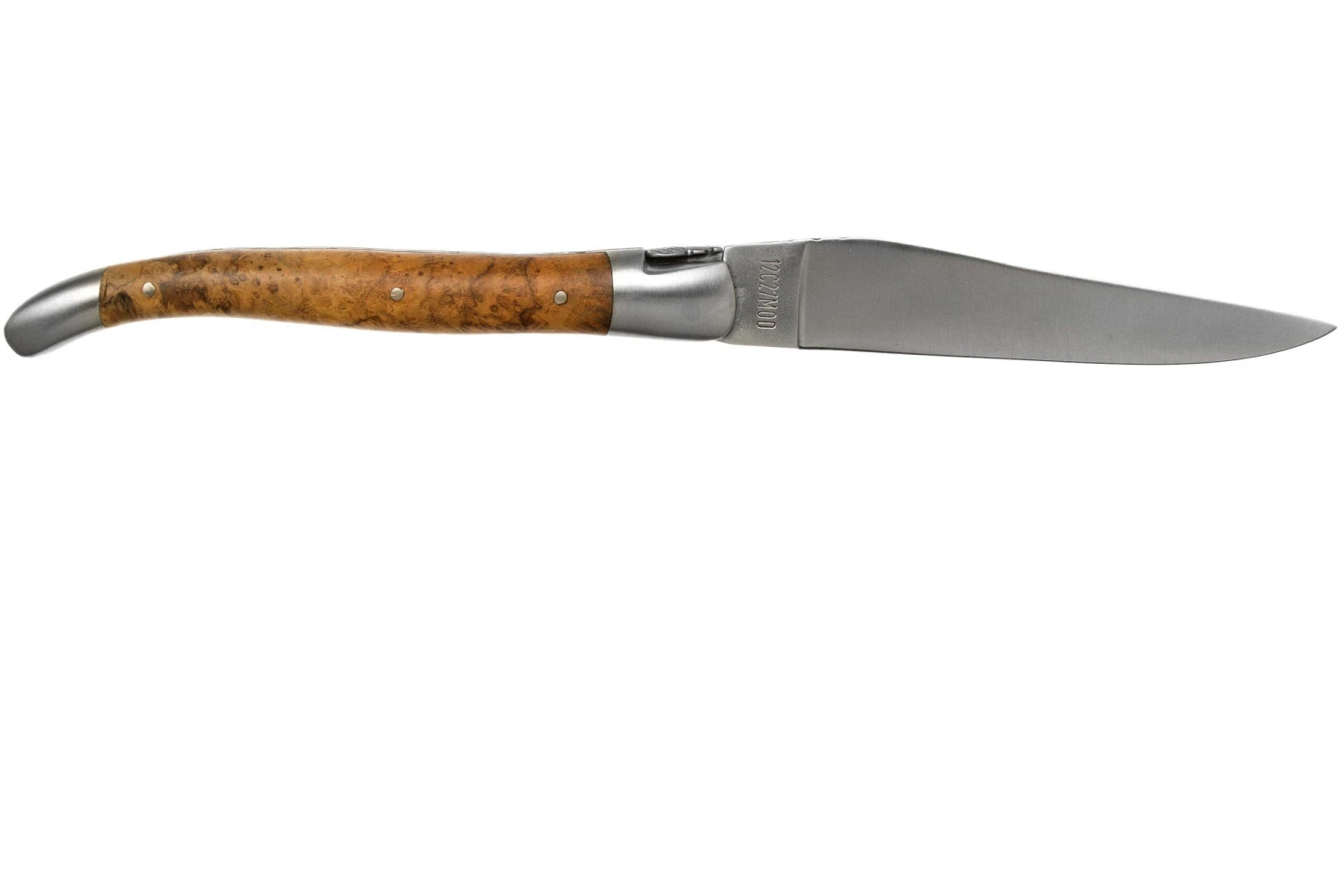 Laguiole En Aubrac 12cm De Madera De Teca Limado A Mano L0212LKH/FSB1 Navaja Laguiole - Imagen 2