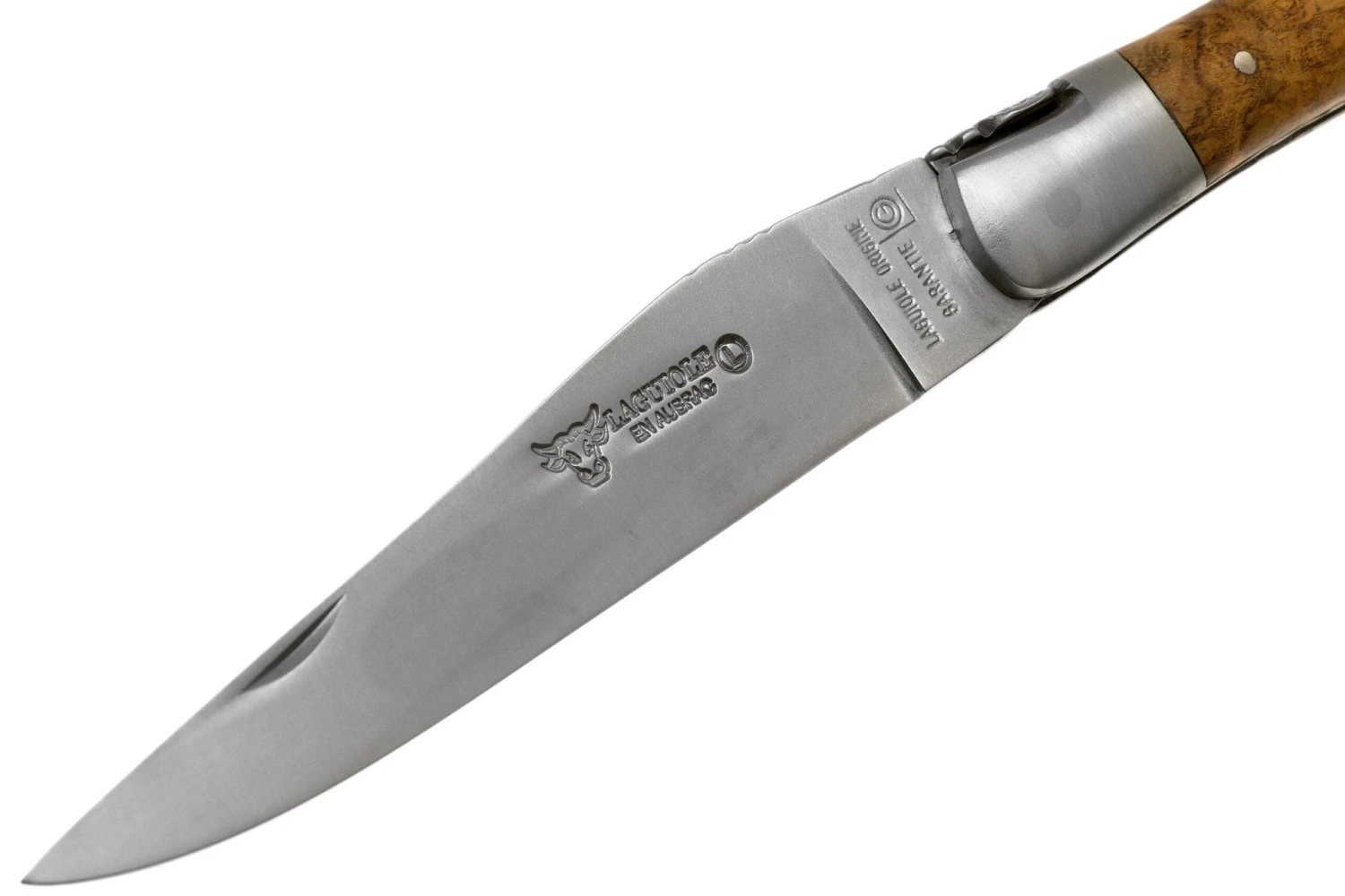 Laguiole En Aubrac 12cm De Madera De Teca Limado A Mano L0212LKH/FSB1 Navaja Laguiole - Imagen 3