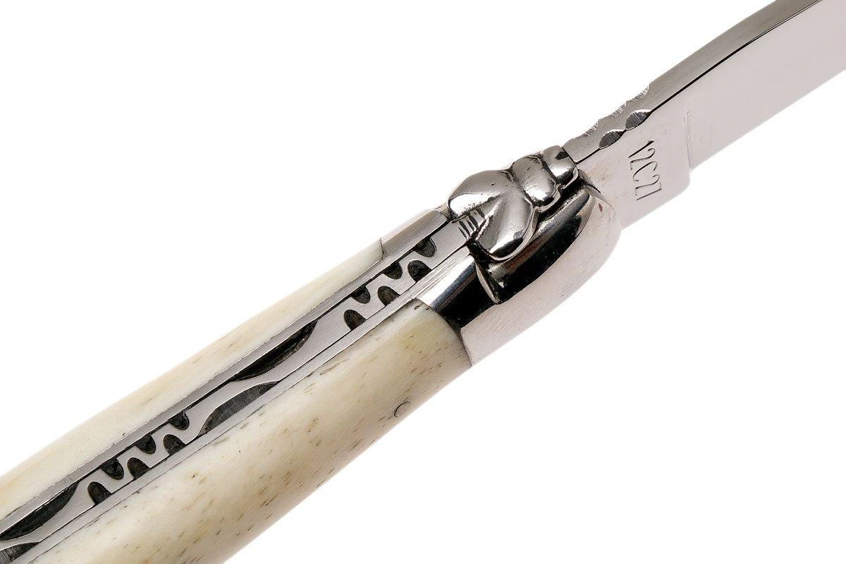 Laguiole En Aubrac Classic 12cm De Hueso Blanco L0212OSI-FSI1 - Imagen 6