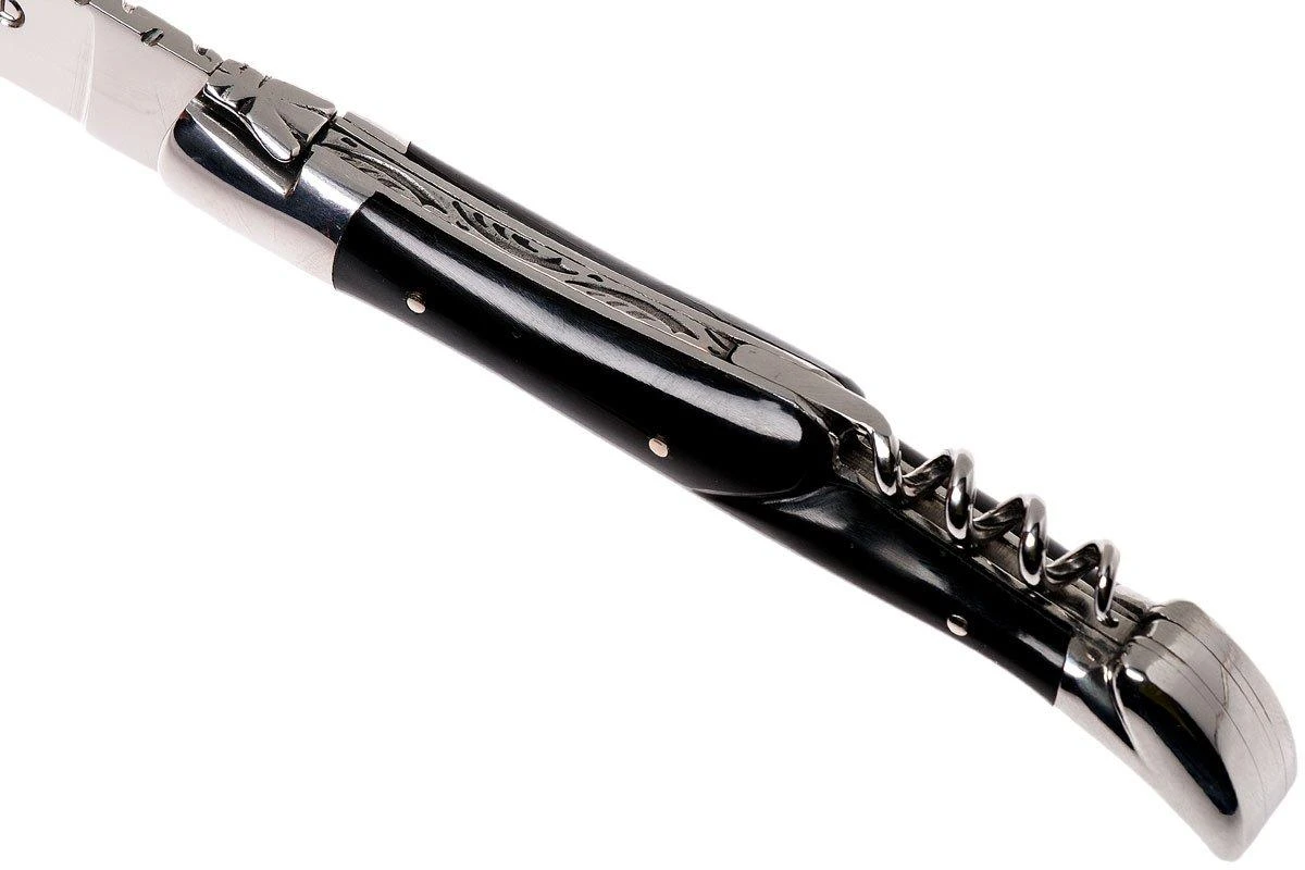 Laguiole En Aubrac 12 Cm Navaja Con Sacacorchos De Cuerno, L0312CPI-SSI1 - Imagen 8