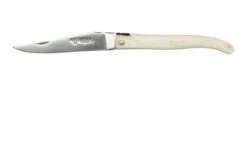 Laguiole En Aubrac Le Perlé 12 Cm L0512OS6J3 Full Handle Hueso Blanco