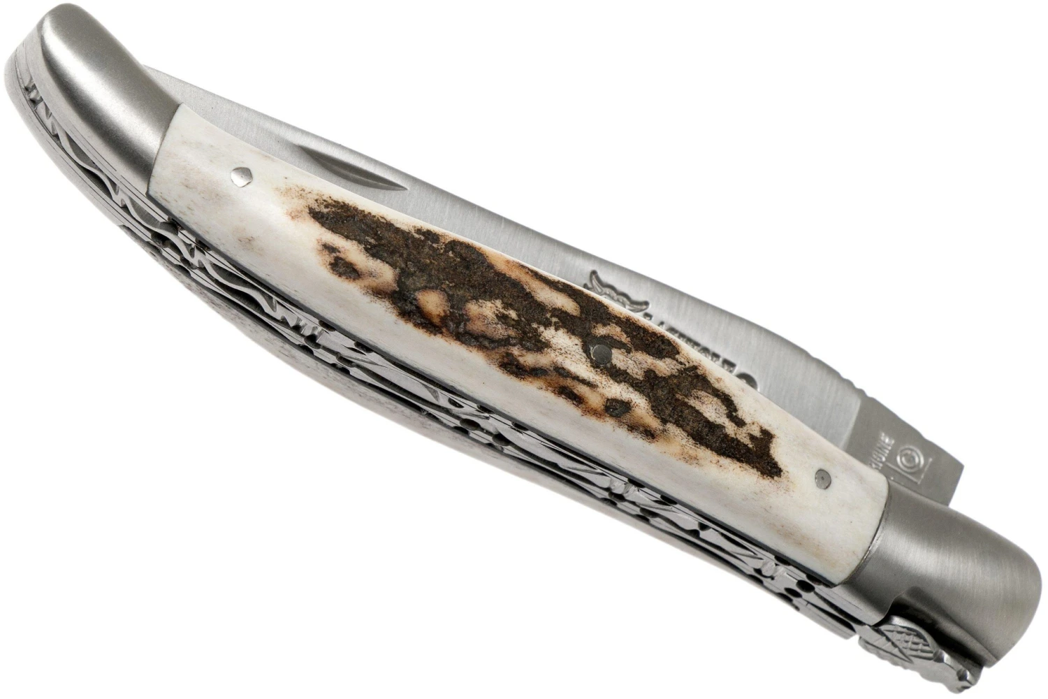 Laguiole En Aubrac 12cm Double Plates, Stag Horn Limado A Mano, L0712BCI/FSB1 - Imagen 4