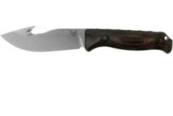 Benchmade Saddle Mountain Skinner Hook Wood 15004 Cuchillo De Caza