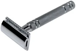 Böker Safety Razor Boraso Chrome 04BO221 Maquinilla De Afeitar Clásica, Cromada