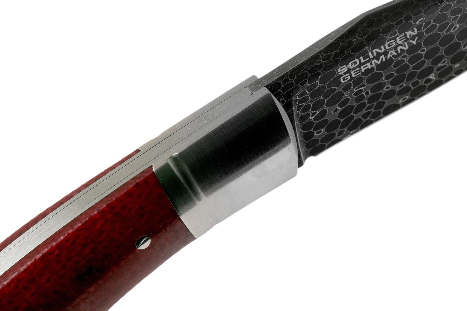 Böker Boxer 111025DAM Damast, Micarta Cuchillo De Caballero, Raphael Durand Design - Imagen 6