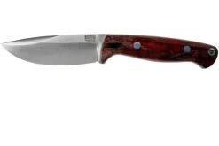 Bark River North Country EDC CPM 154, Red & Black Maple Burl Cuchillo Fijo