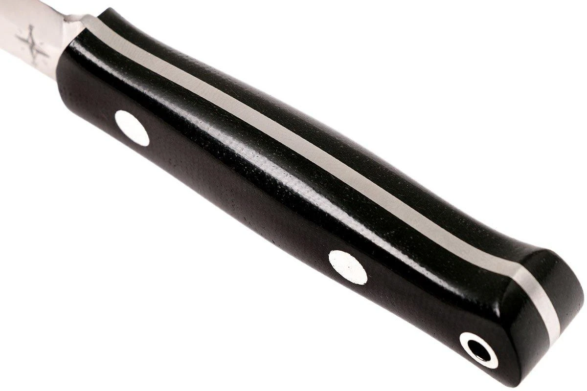 Bark River Mini Bushcrafter CPM 3V, Black Canvas Micarta - Imagen 4