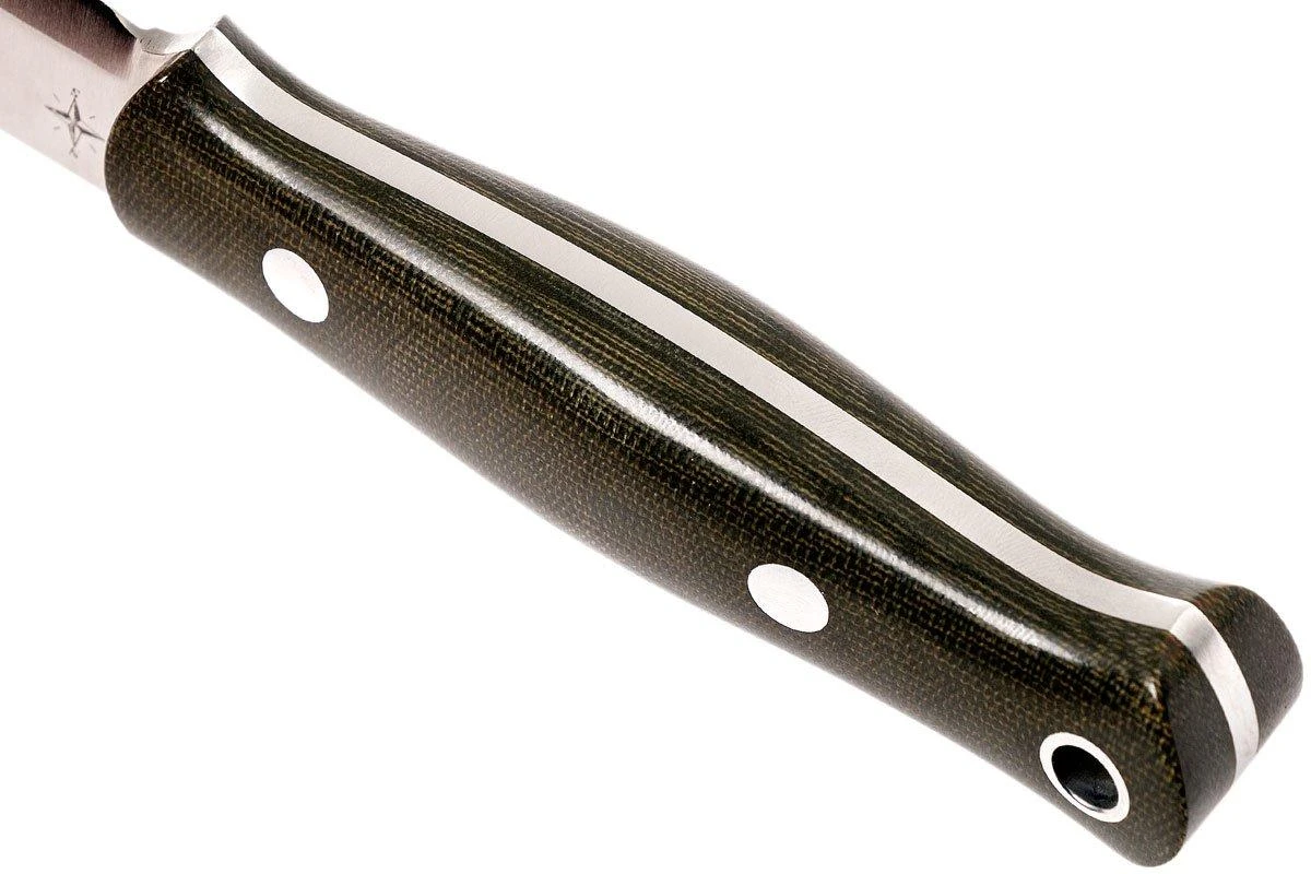 Bark River Bushcrafter I CPM 154, Green Canvas Micarta - Imagen 4