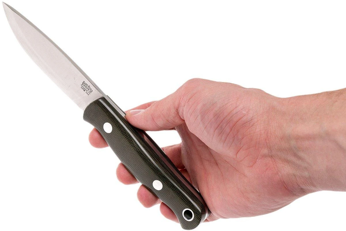 Bark River Bushcrafter I CPM 154, Green Canvas Micarta - Imagen 6