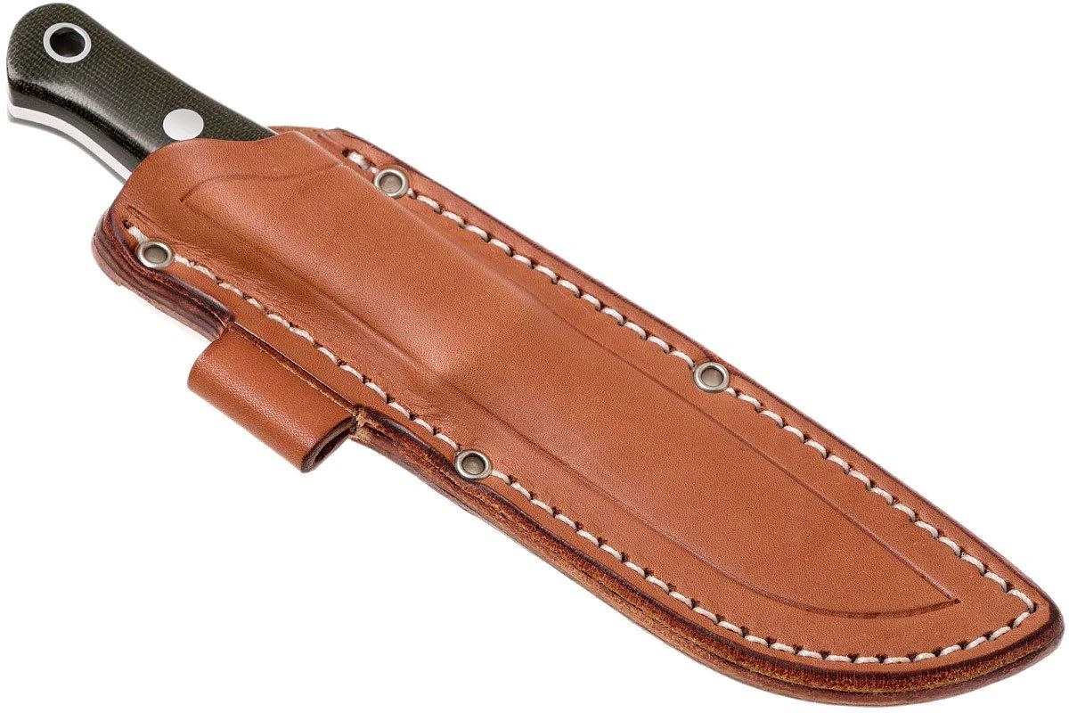 Bark River Bushcrafter I CPM 154, Green Canvas Micarta - Imagen 7