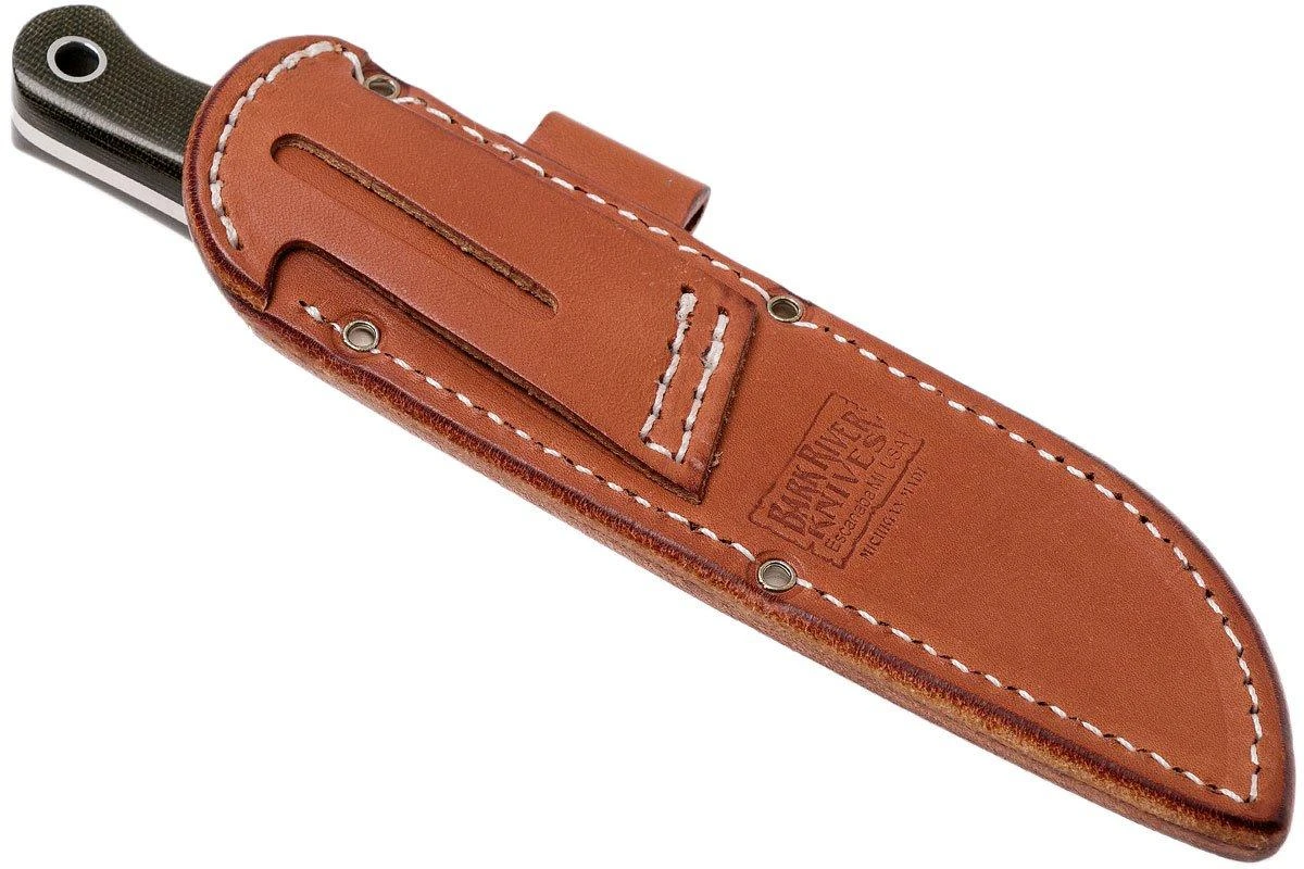 Bark River Bushcrafter I CPM 154, Green Canvas Micarta - Imagen 8