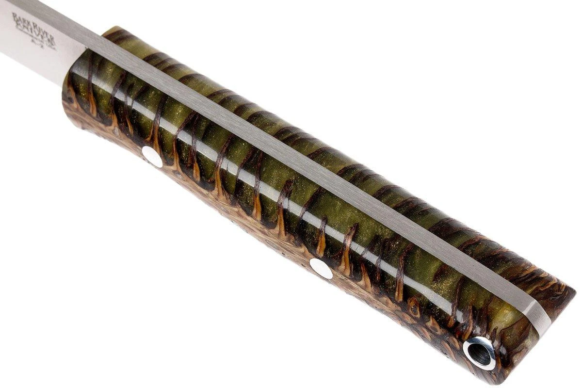 Bark River Bravo EDC A2 Rampless, Green Pinecone, Black Sheath - Imagen 5