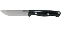 Bark River Bravo EDC CPM 3V Rampless, Black Canvas Micarta Cuchillo Bushcraft