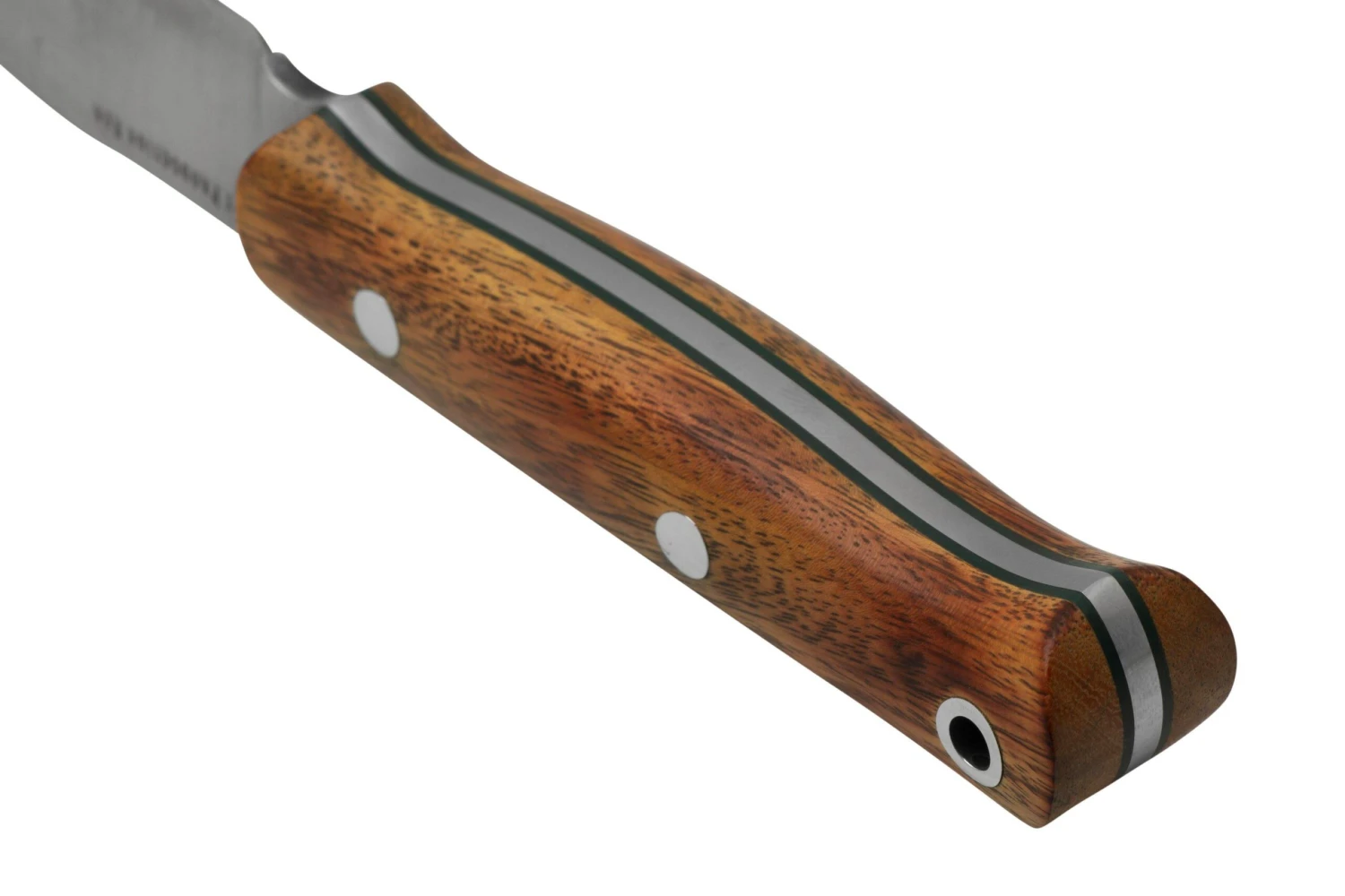 Bark River Ultra Lite Field Knife CPM 3V Osage Orange Green Liner, Cuchillo Bushcraft - Imagen 4