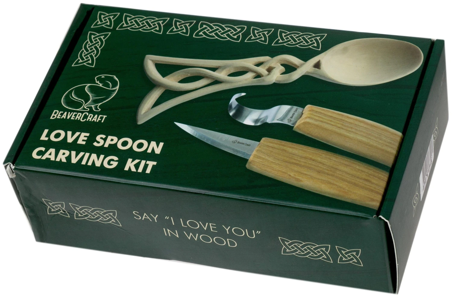 BeaverCraft Love Spoon Carving Hobby Kit DIY04 Set De Tallado De Madera - Imagen 2