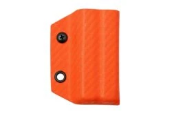 Clip And Carry Kydex Sheath Leatherman Wingman, Sidekick, Rebar, Rev, Carbon Fiber Orange LWING-CF-ORNG Funda De Cinturón