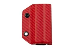 Clip And Carry Kydex Sheath Leatherman Wingman, Sidekick, Rebar, Rev, Carbon Fiber Red LWING-CF-RED Funda De Cinturón