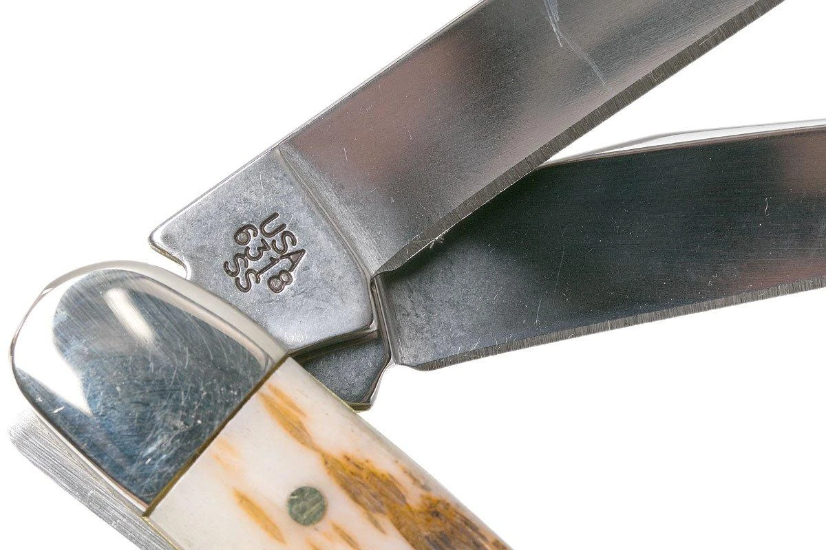 Case Medium Stockman Amber Jigged Bone, 00042, 6318 SS Navaja - Imagen 4