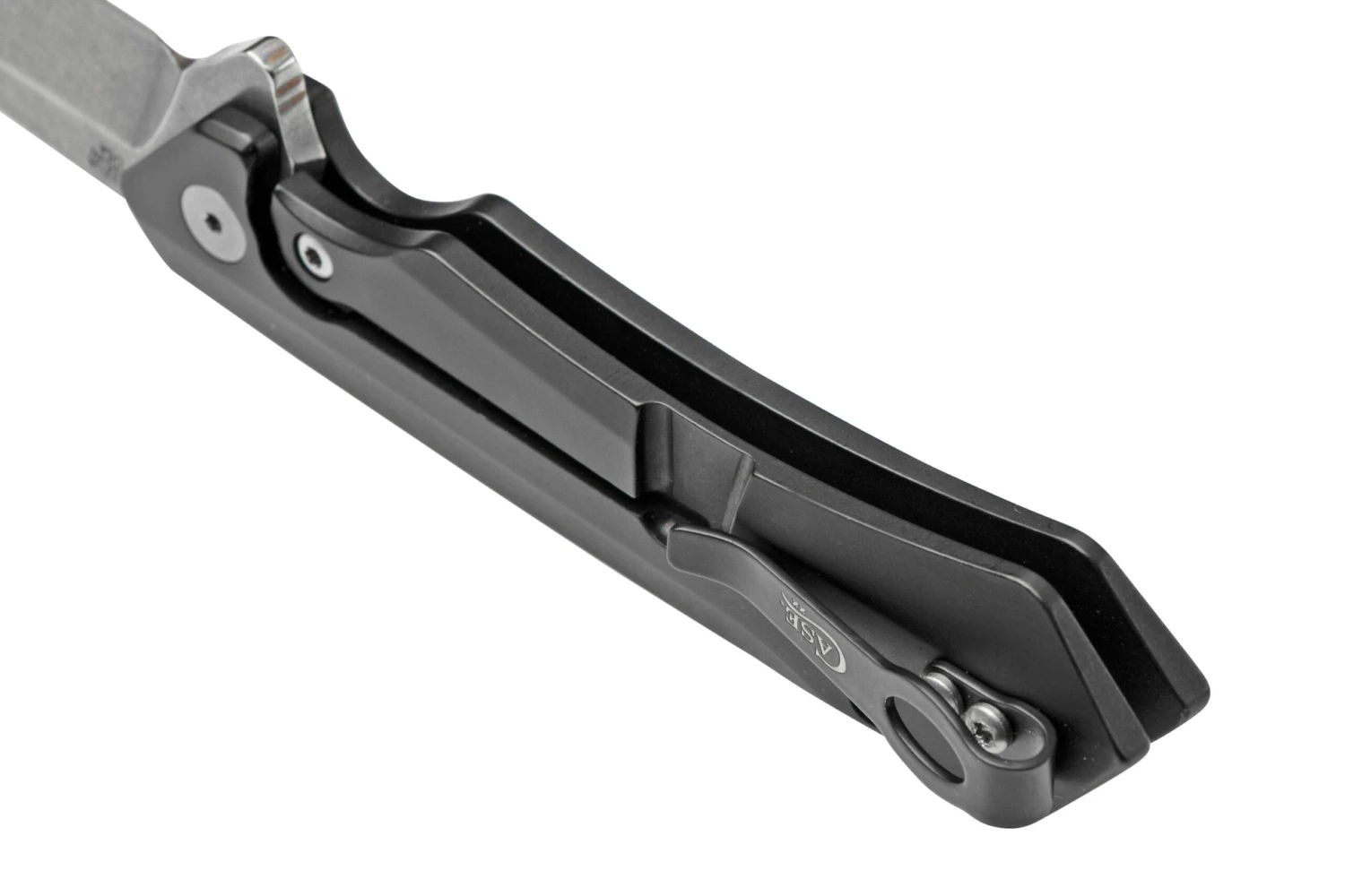 Case Kinzua Spearpoint, Black Anodized Aluminum, S35VN, 64662 Navaja - Imagen 4