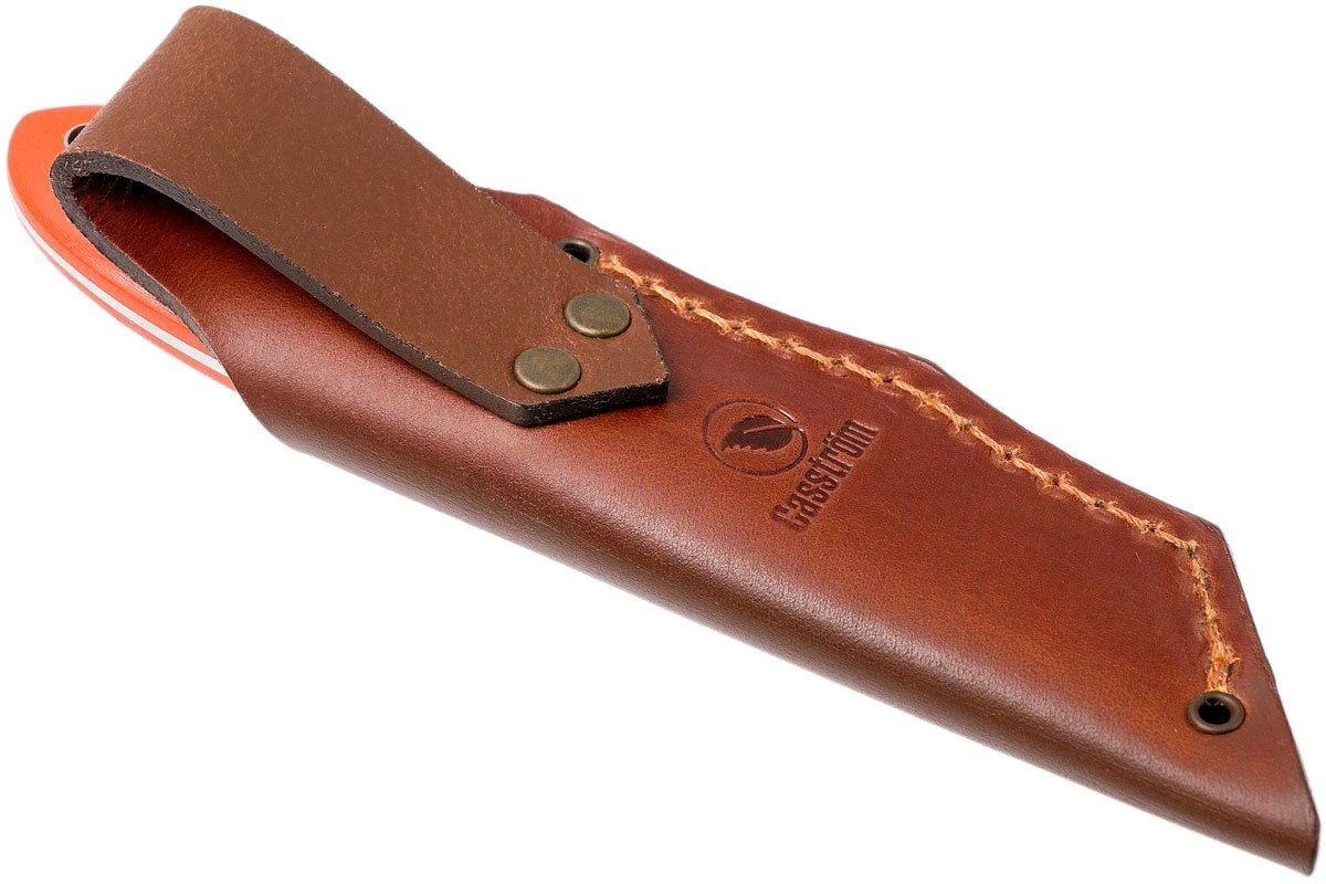 Casström Safari Orange G10 Cuchillo De Caza 10630, Alan Wood Design - Imagen 9