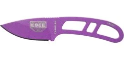 ESEE Candiru Purple CAN-PURP Cuchillo De Cuello Con Funda Blanca + Clip De Cinturón