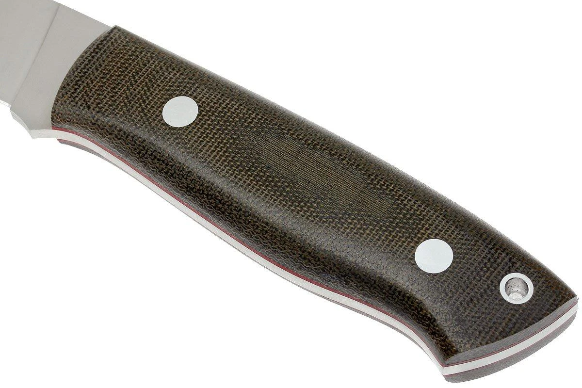 Brisa Trapper 95 - N690Co Flat - Green Canvas Micarta - 2015 - Imagen 4