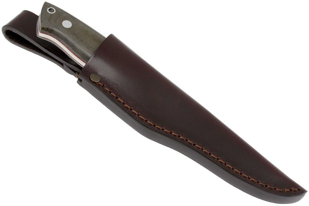 Brisa Trapper 95 - N690Co Flat - Green Canvas Micarta - 2015 - Imagen 7