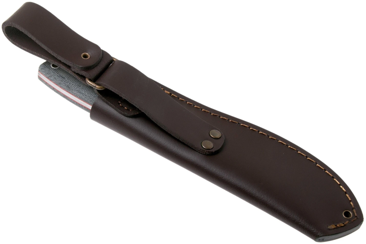 Brisa Nessmuk 125 Black Canvas Micarta 32086 Cuchillo De Exterior - Imagen 7