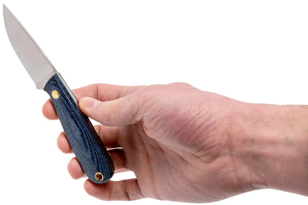 Brisa Necker 70 Ringo, Micarta Jeans, Funda De Cuero 9821 - Imagen 6