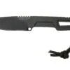 Extrema Ratio Satre, Black 04.1000.0222/BLK Cuchillo De Cuello