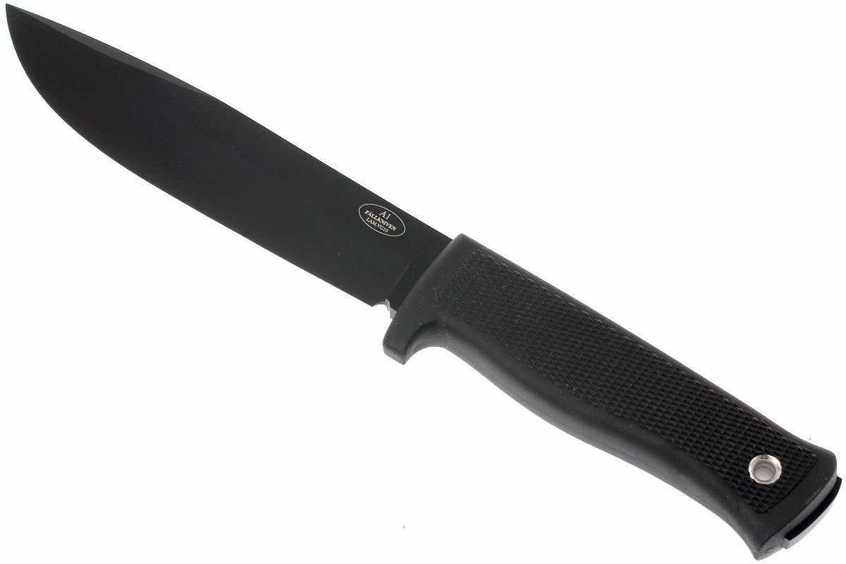 Fallkniven A1, Hoja Negra, Plástico Funda