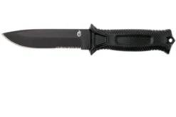 Gerber Strongarm Fixed Blade Black SE 30-001060N Cuchillo Fijo, Parcialmente Dentado