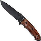 Hogue EX-F01 5.5" Drop Point A2, Mango Cocobolo, Funda Negra 35176