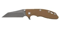 Rick Hinderer XM-18 3.5" Wharncliffe Fatty S45VN, Working Finish Coyote G10 Navaja