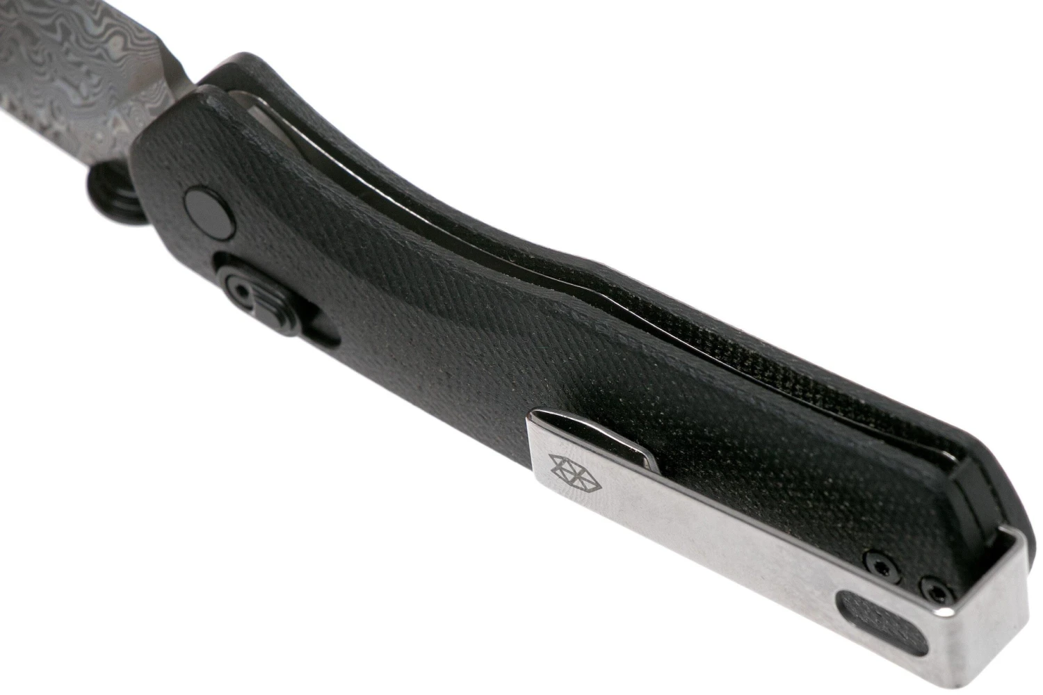 The James Brand The Carter, Black G10, Damascus Navaja KN108147-00 - Imagen 5