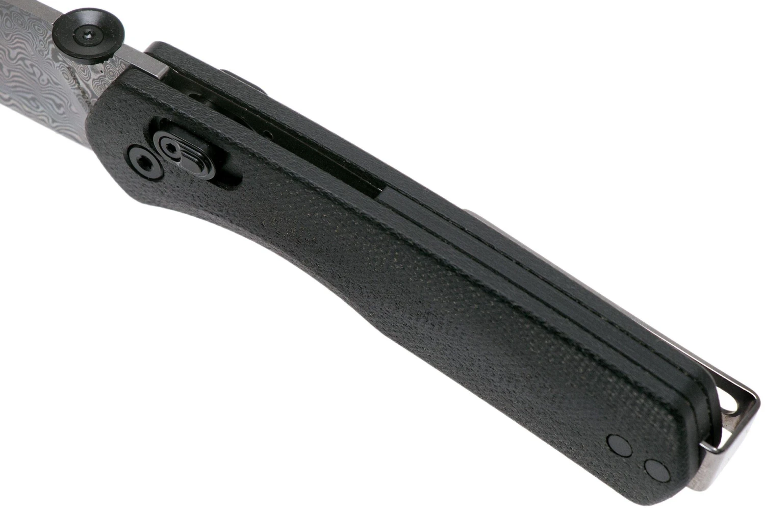 The James Brand The Carter, Black G10, Damascus Navaja KN108147-00 - Imagen 7