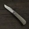 Jack Wolf Benny's Clip Green Canvas Micarta, BENNY-01-GRN, Navaja Slipjoint
