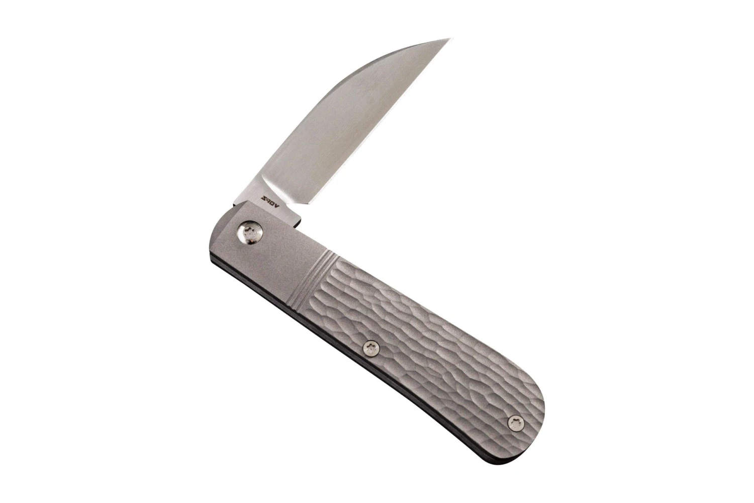 Jack Wolf Laid Back Jack LAIDB-02-TI-JIG Titanium Jigged, Slipjoint Navaja - Imagen 2