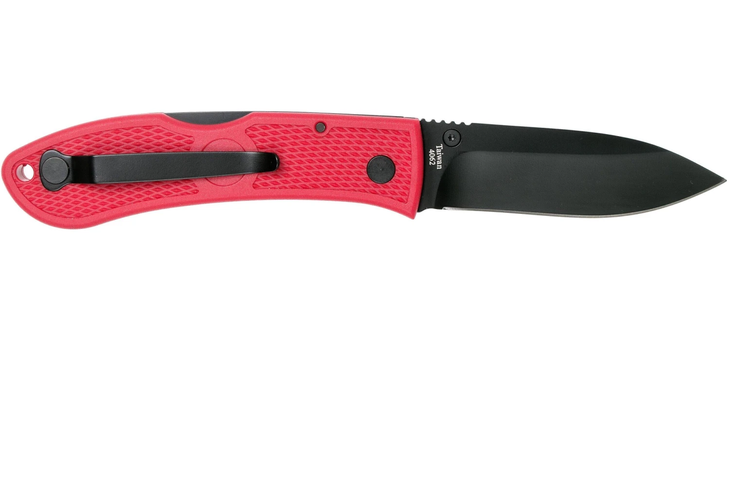 KA-BAR Dozier Folding Hunter Red 4062RD - Imagen 2
