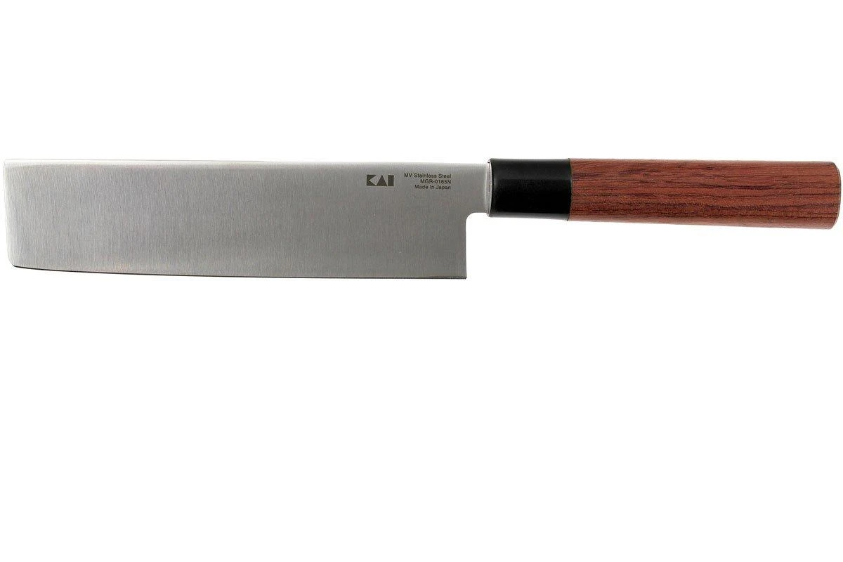 Kai Shun Seki Magoroku Redwood Cuchillo Nakiri 0165N 17 Cm - Imagen 2