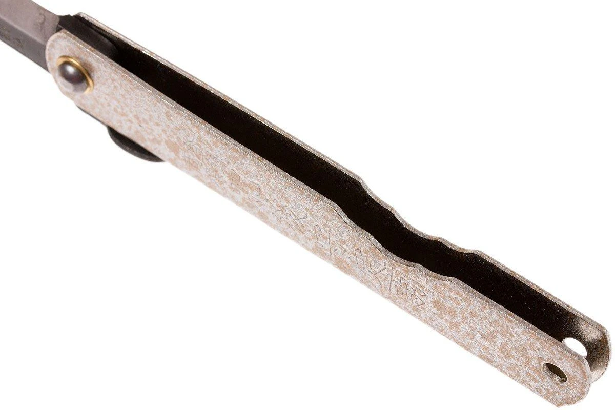 Higonokami Navaja 7,4 Cm KT-HIGO-SPE1, SK-acero Al Carbono, Silver/gold - Imagen 4