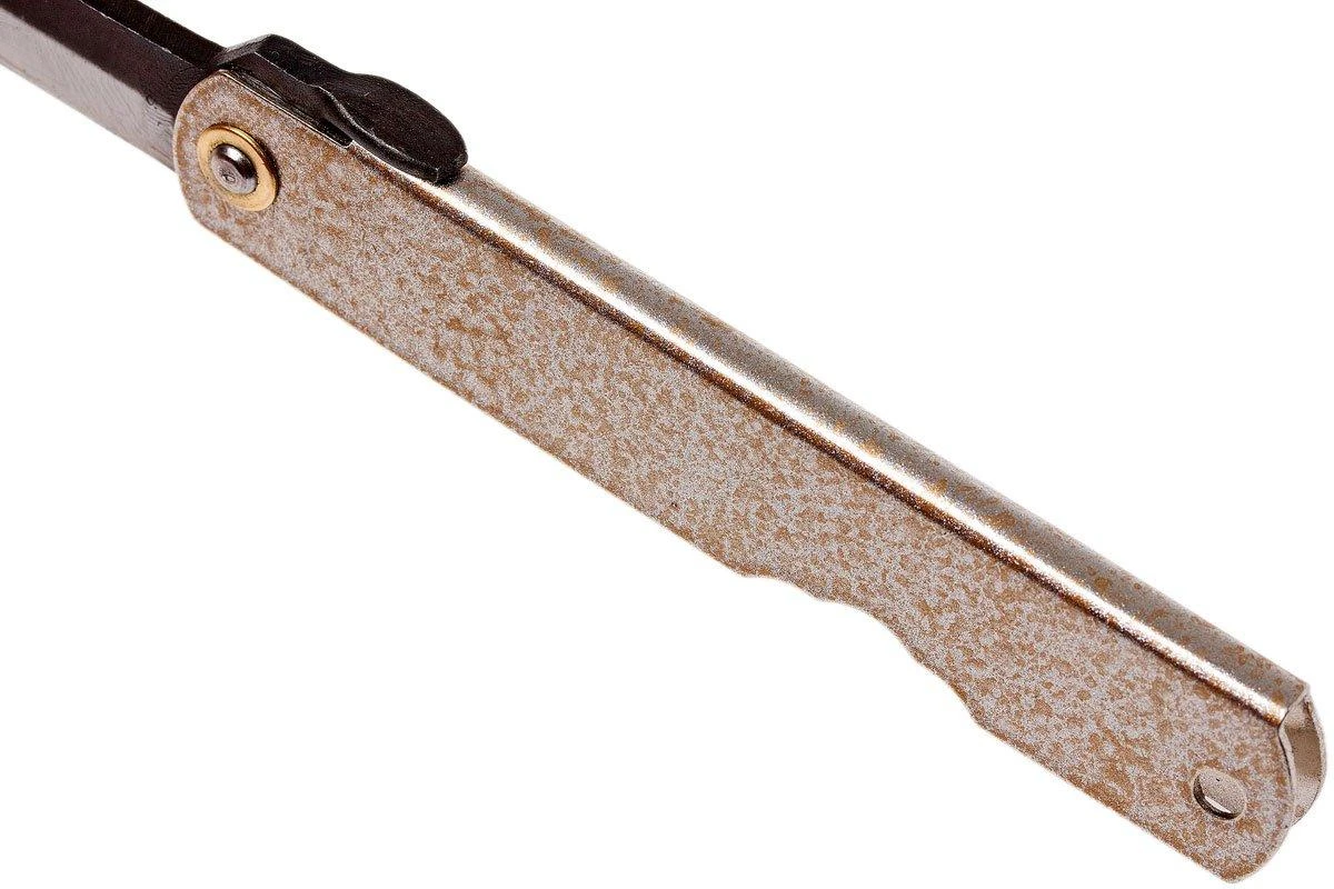 Higonokami Navaja 7,4 Cm KT-HIGO-SPE1, SK-acero Al Carbono, Silver/gold - Imagen 5