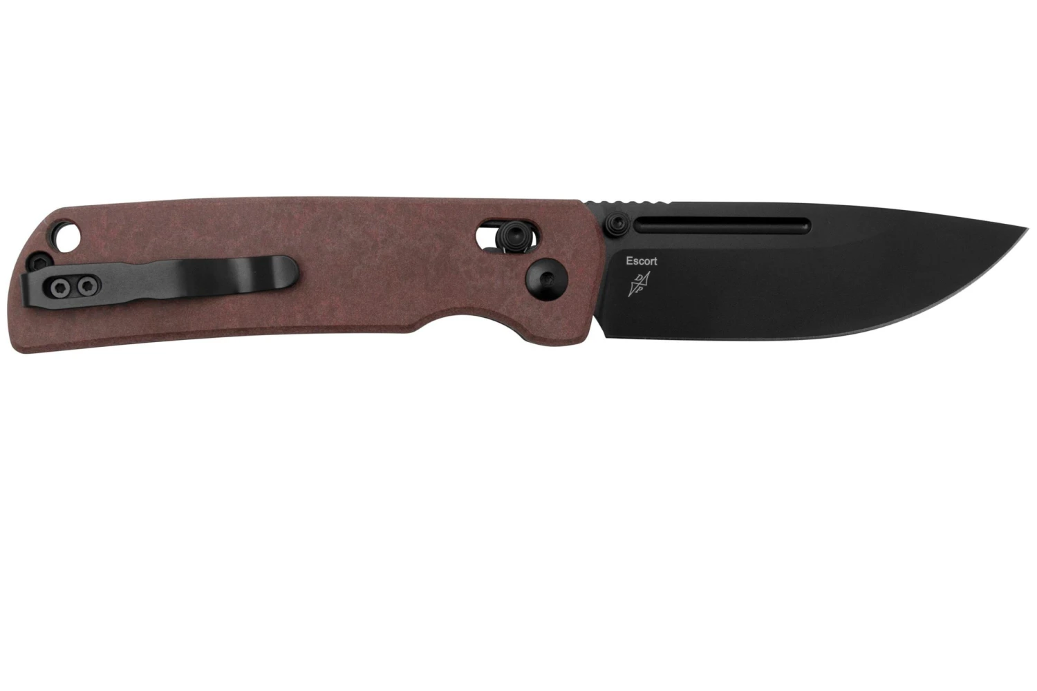 Kizer Escort V4481C1, Red Richlite Navaja, Diseño Dirk Pinkerton - Imagen 2