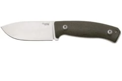 LionSteel M2M CVG Green Canvas Micarta Cuchillo Fijo