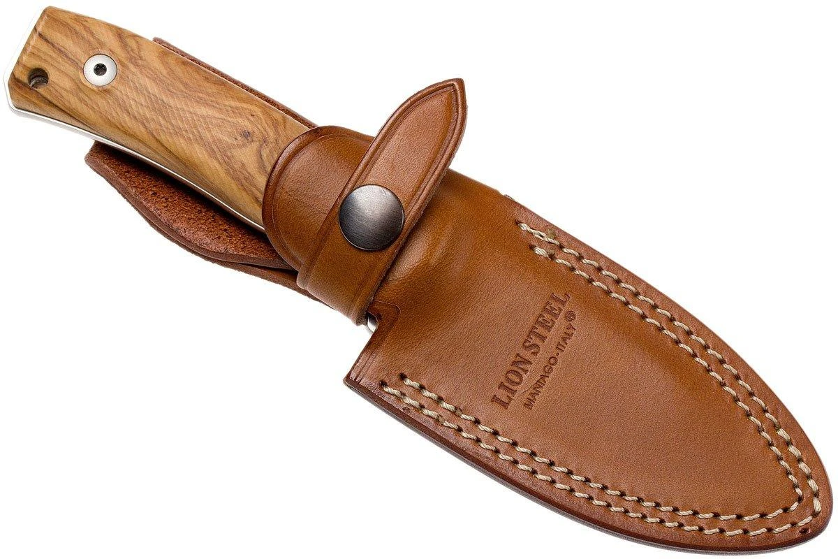 LionSteel M4-UL M390, Olivewood Handle - Imagen 7