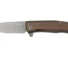 LionSteel Myto MT01A EB Brown Aluminium, Black Navaja, Diseño Molletta