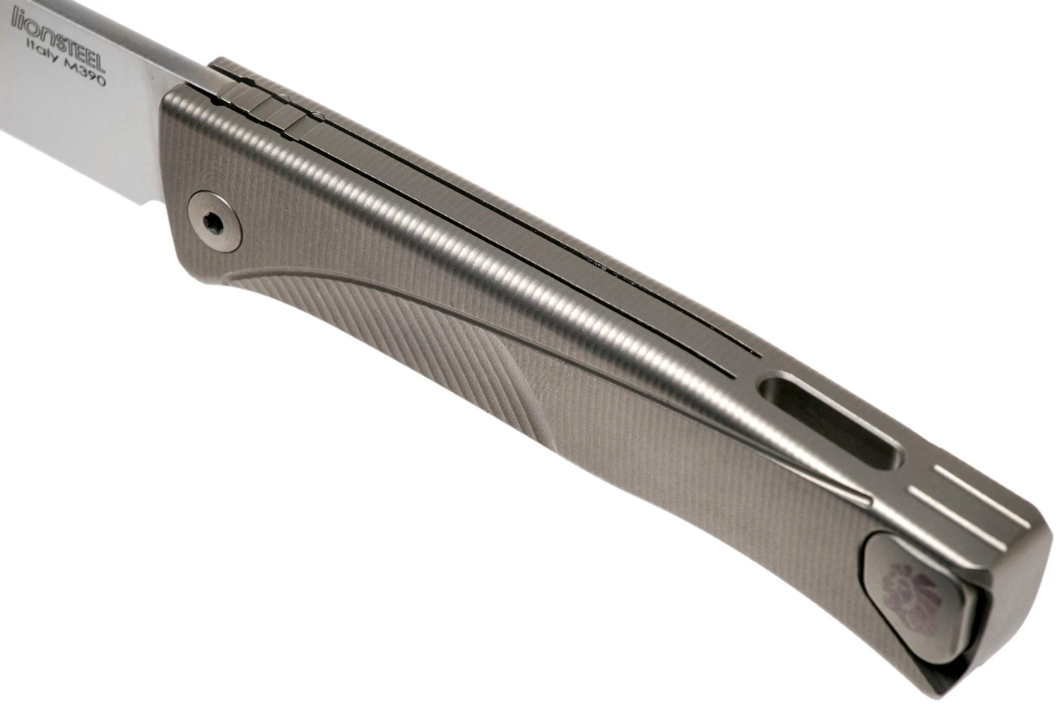 LionSteel Thrill Grey Titanium Integral Navaja Slipjoint - Imagen 8
