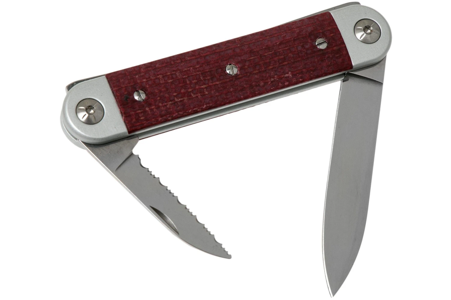 Maserin 60° Knife Sessantesimo 195/MCR Red Micarta Navaja - Imagen 2